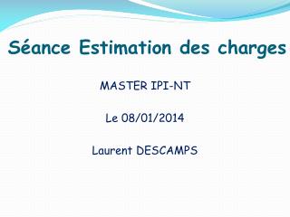 s ance estimation des charges