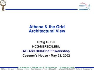 Athena &amp; the Grid Architectural View