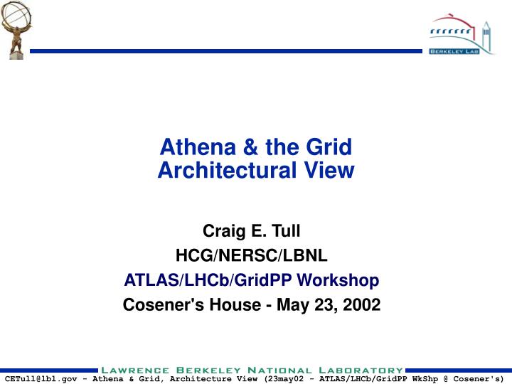 athena the grid architectural view