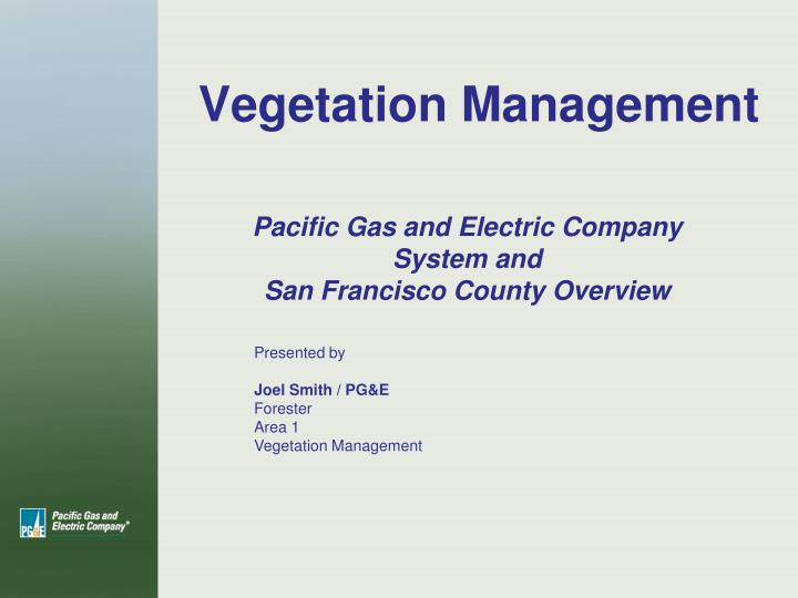 vegetation management