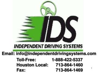 Toll-Free: 1-888-422-5337 Houston Local:	713-864-1460 Fax: 			713-864-1469