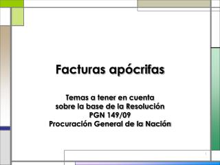 facturas ap crifas