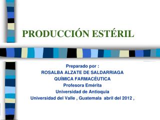 producci n est ril