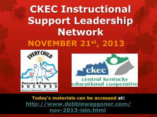 CKEC Instructional Support Leadership Network