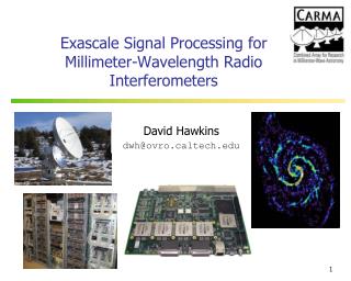 Exascale Signal Processing for Millimeter-Wavelength Radio Interferometers