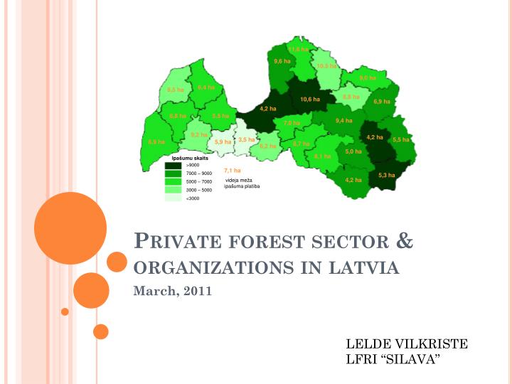 private forest sector organizations in latvia