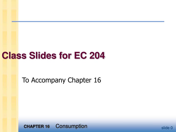 class slides for ec 204