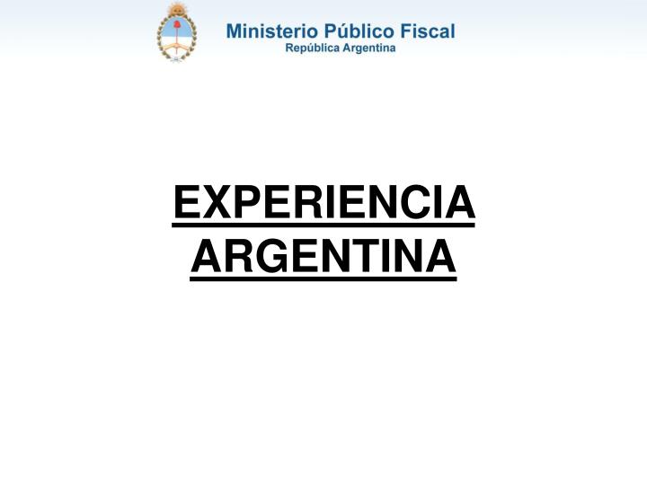 experiencia argentina
