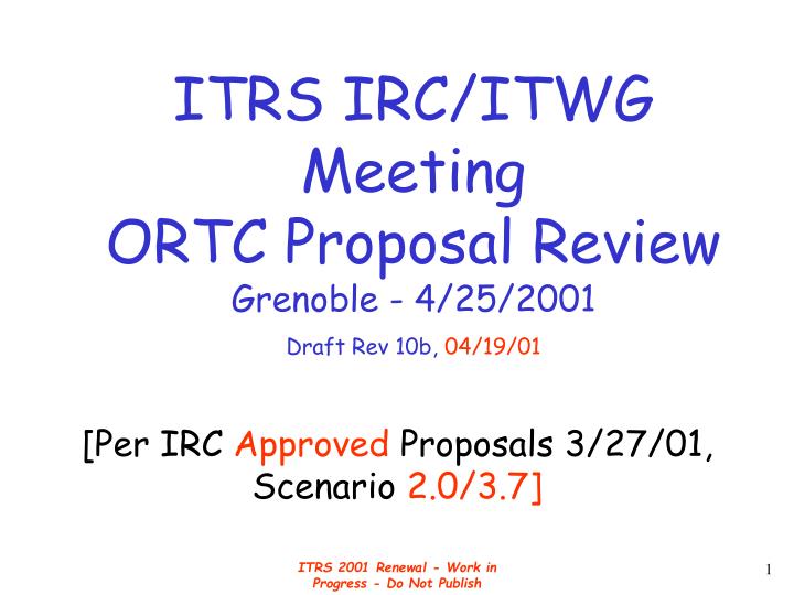 per irc approved proposals 3 27 01 scenario 2 0 3 7