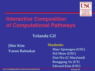 Interactive Composition of Computational Pathways