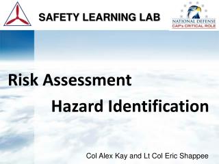 Risk Assessment Hazard Identification