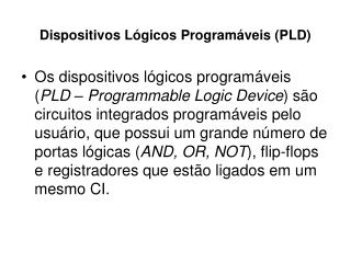 dispositivos l gicos program veis pld