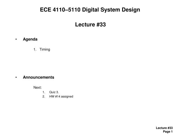 ece 4110 5110 digital system design