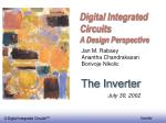 Digital Integrated Circuits A Design Perspective - slide 1