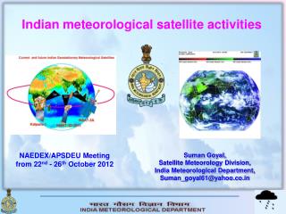 Indian meteorological satellite activities