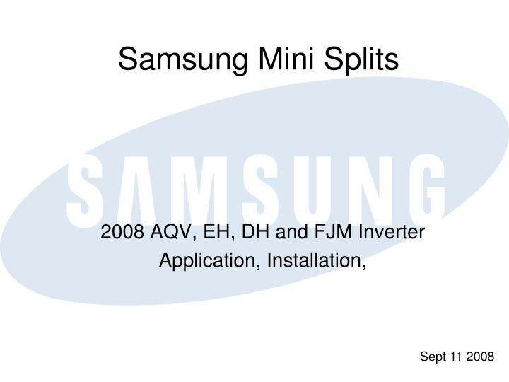 samsung mini splits