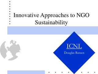 Innovative Approaches to NGO Sustainability