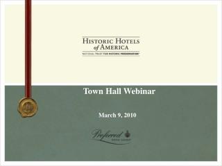 Town Hall Webinar