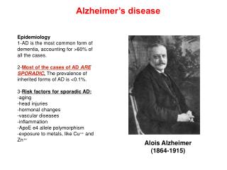 Alois Alzheimer (1864-1915)