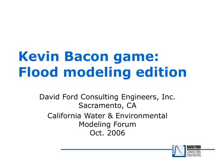 kevin bacon game flood modeling edition