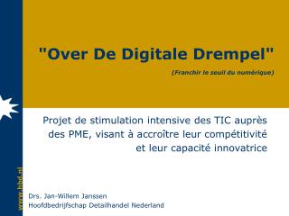 over de digitale drempel franchir le seuil du num rique