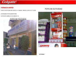 FARMACIA:ABIFER DIRECCION:AV EMILIANO ZAPATA N 1558ESQ MIGUEL LERDO DE TEJADA