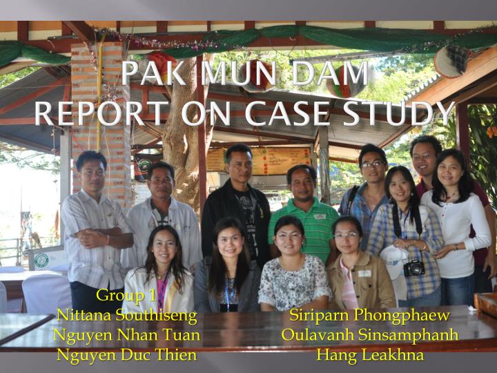 pak mun dam report on case study
