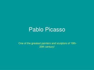 Pablo Picasso