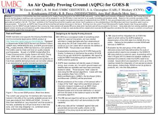 An Air Quality Proving Ground (AQPG) for GOES-R