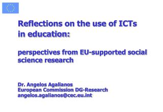 Reflections on the use of ICTs in education: