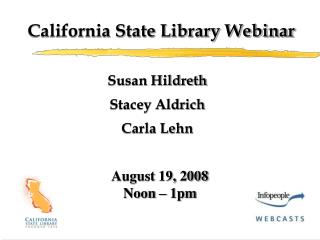 California State Library Webinar