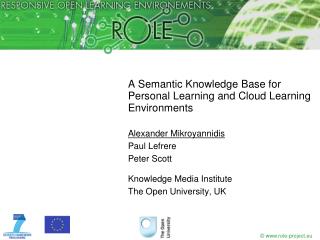 A Semantic Knowledge Base for Personal Learning and Cloud Learning Environments