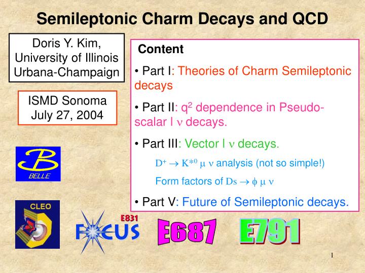 semileptonic charm decays and qcd