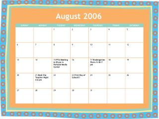 august 2006