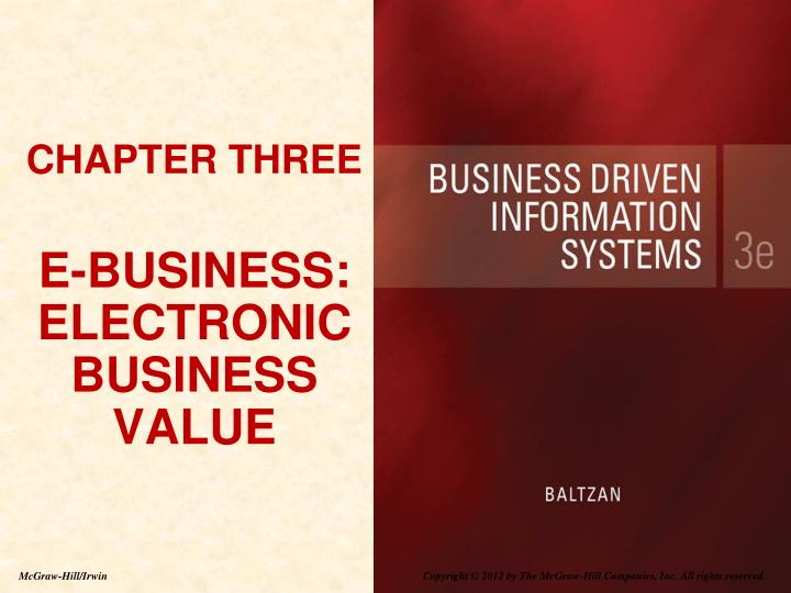 chapter three e business electronic business value