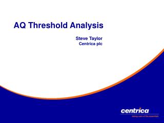 AQ Threshold Analysis