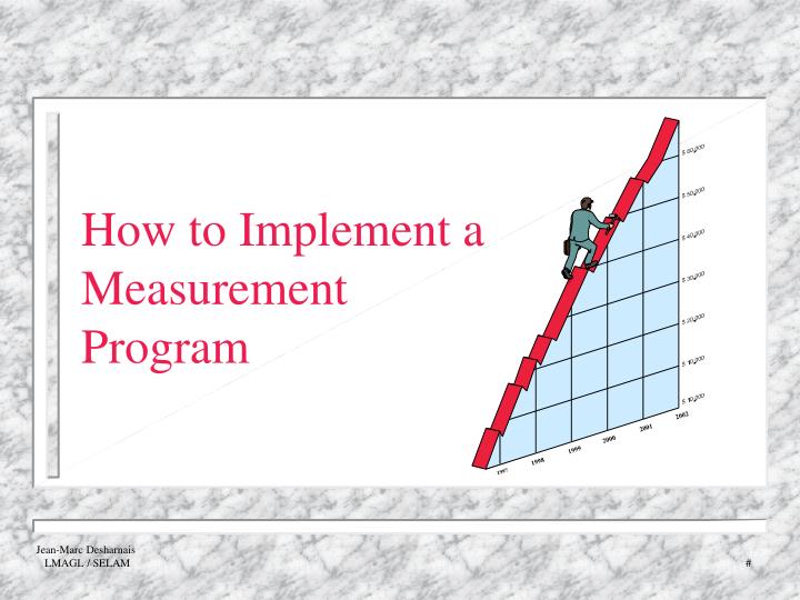 how to implement a measurement program