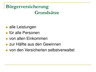 b rgerversicherung grunds tze