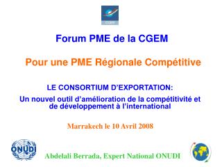 forum pme de la cgem pour une pme r gionale comp titive