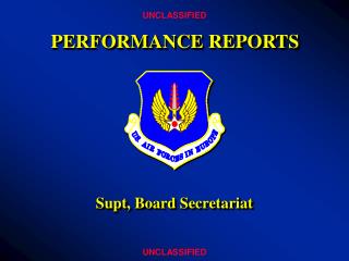 PERFORMANCE REPORTS
