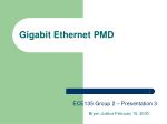 Gigabit Ethernet PMD - slide 1