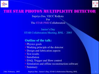 The STAR Photon Multiplicity Detector
