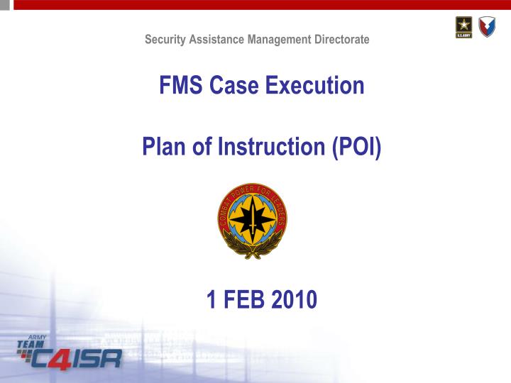 security assistance management directorate