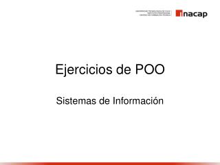 ejercicios de poo