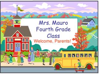 welcome parents