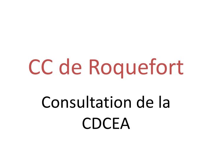 cc de roquefort