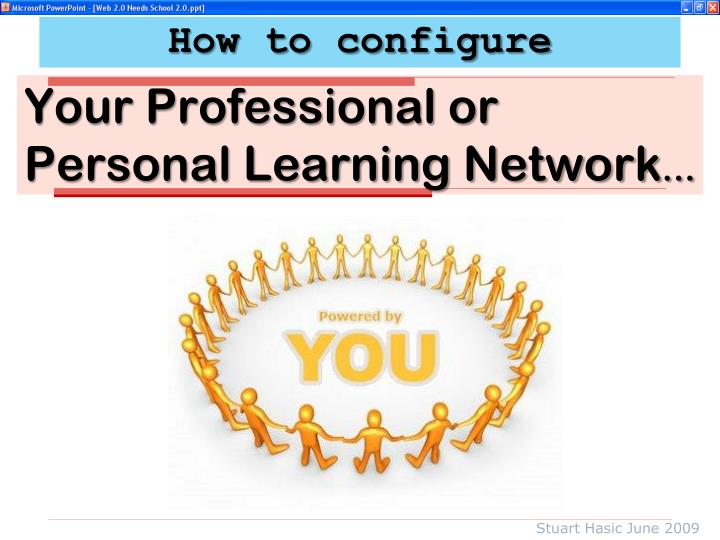 your professional or personal learning network