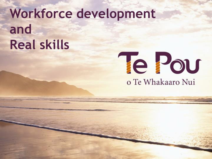 workforce development and real skills