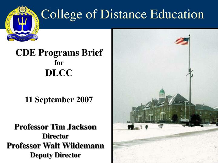 college of distance education