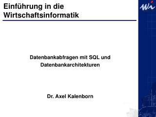einf hrung in die wirtschaftsinformatik